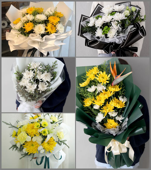河北沧州运河区公园街道白事花束代送